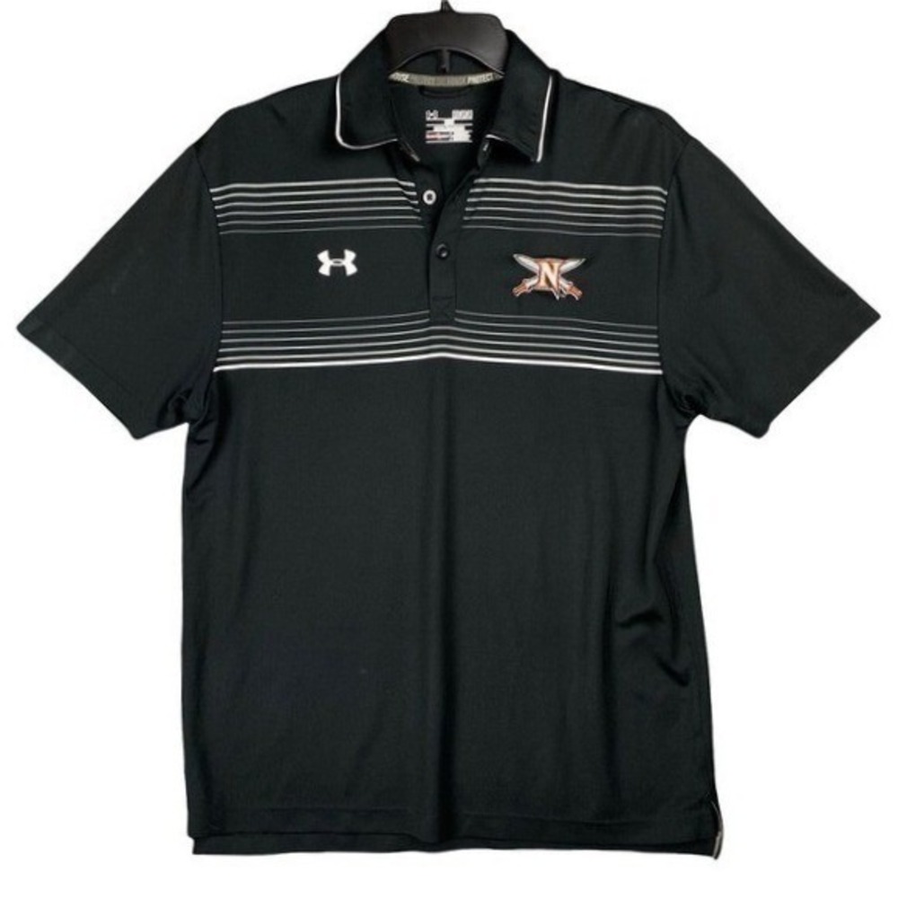 Under Armour Golf Polo Heatgear Loose Golfing Rugby Clubhouse Shirt Mens Medium